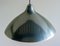 Lámpara colgante escandinava Mid-Century de aluminio pulido de Lisa Johansson-Pape, años 60, Imagen 5