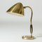 Modernist Brass Desk Light from Boréns, 1940s 2