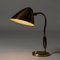 Lampe de Bureau Moderniste en Laiton de Boréns, 1940s 7