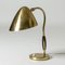 Modernist Brass Desk Light from Boréns, 1940s 3