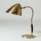 Modernist Brass Desk Light from Boréns, 1940s 1