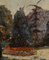 André Marait, Flower Garden, 1921, Oil on Canvas, Framed, Image 7