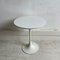 Table d'Appoint Ronde Arkana Tulip Blanche 1