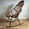 Rocking Chair Vintage en Bambou, Italie, 1960s 2