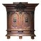 Baroque Monumental Cabinet in Oak, North Germany, 1720s 1