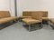 Large Mid-Century Seating Set in Chrome-Plated Frame and Sand-Colored Reference, 1970s, Set of 6, Image 13