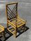 Vintage Bamboo Chairs in Rattan in the style of Vivaï Del Sud, 1960s, Set of 4 3