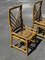 Vintage Bamboo Chairs in Rattan in the style of Vivaï Del Sud, 1960s, Set of 4 7