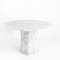 Vintage Octagonal White Marble Table, France, 1970s 6