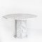 Vintage Octagonal White Marble Table, France, 1970s, Image 5