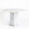 Vintage Octagonal White Marble Table, France, 1970s, Image 4