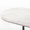 Large Vintage Marble Bistro Table in Godin Cast Iron Feet, France, 1970s 10