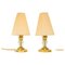 Bakalowits Table Lamps with Fabric Shades, Vienna, 1950s, Set of 2 1
