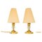 Bakalowits Table Lamps with Fabric Shades, Vienna, 1950s, Set of 2, Image 1