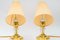 Bakalowits Table Lamps with Fabric Shades, Vienna, 1950s, Set of 2 8