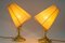 Bakalowits Table Lamps with Fabric Shades, Vienna, 1950s, Set of 2, Image 12