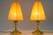 Bakalowits Table Lamps with Fabric Shades, Vienna, 1950s, Set of 2 13