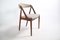 Teak Dining Chairs attributed to Kai Kristiansen for Schou Andersen, 1960s, Set of 4 5