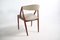 Teak Dining Chairs attributed to Kai Kristiansen for Schou Andersen, 1960s, Set of 4 4