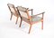 Model PJ 112 Easy Chairs in Rosewood by Ole Wanscher for Poul Jeppesens Møbelfabrik, 1951, Set of 2, Image 6