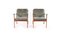 Model PJ 112 Easy Chairs in Rosewood by Ole Wanscher for Poul Jeppesens Møbelfabrik, 1951, Set of 2, Image 1