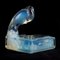 Charles Graffart, Art Deco Animal Sculpture, 1930s, Opalescent Pressed Glass 1