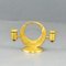 Vintage Swedish Candleholder in Brass by Arthur Pe, 1960s, Image 1