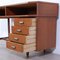 Wall Bookcase with Desk, 1960s, Set of 3 24