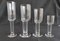 Italian Asymmetrical Murano Glass Glasses by Carlo Moretti, 1986, Set of 44, Image 6