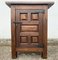 Small Spanish Brutalist Carved Cabinet, 1950s 3
