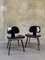 DCW Chairs in Black by Charles & Ray Eames for Herman Miller, 1952, Set of 2 2