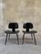 DCW Chairs in Black by Charles & Ray Eames for Herman Miller, 1952, Set of 2 1