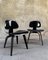 Schwarze DCW Stühle von Charles & Ray Eames für Herman Miller, 1952, 2er Set 6