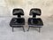 Schwarze DCW Stühle von Charles & Ray Eames für Herman Miller, 1952, 2er Set 7