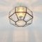 Mid-Century Glass Flush Mount or Ceiling Lamp from Limburg, Germany, 1960s, Image 6