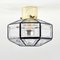 Mid-Century Glass Flush Mount or Ceiling Lamp from Limburg, Germany, 1960s, Image 2