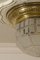 Lámpara de techo modernista con esfera de cristal de Murano, década de 1890, Imagen 5