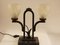 Art Deco Marble and Wrought Iron Table Lamp, 1920s, Image 7