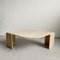 Teardrop Coffee Table in Travertine, 1980s 11