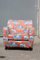 Italian Armchairs in Printed Orange Velvet Fabric attributed to Paolo Buffa, 1950s, Set of 2, Image 18