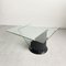 Postmodern Sculptural Coffee Table in Black Faux Marble and Glass, 1980s 10