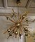 Murano Glass and Brass Chandelier, 1990s, Image 1