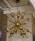 Murano Glass and Brass Chandelier, 1990s 4