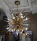 Murano Glass and Brass Chandelier, 1990s 2