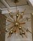 Murano Glass and Brass Chandelier, 1990s 7