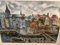 Joel Naudin, Port of Honfleur, anni '70, Disegno a pastello, Incorniciato, Immagine 2