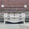 Vintage Gustavian Style Dresser in White 1