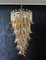 Vintage Italian Murano Glass Spiral Chandelier 1
