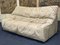 Sofa in Cream Leather, 1970s, Image 3