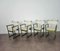 Upholstered Wooden Dining Chairs, 1970s, Set of 4 1